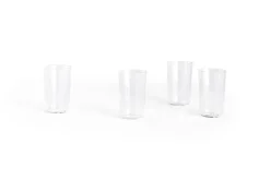Hay - Angle Glass - klar - sæt med 4 stk. - Clear - 449