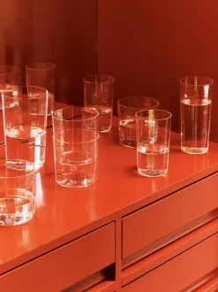 Hay - Angle Glass - klar - sæt med 4 stk. - Clear - 449