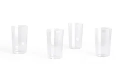 Hay - Angle Glass - klar - sæt med 4 stk. - Clear - 599