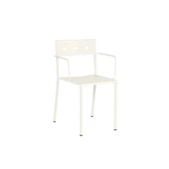 HAY - Balcony armchair - havestol med armlæn - Chalk beige - hvid