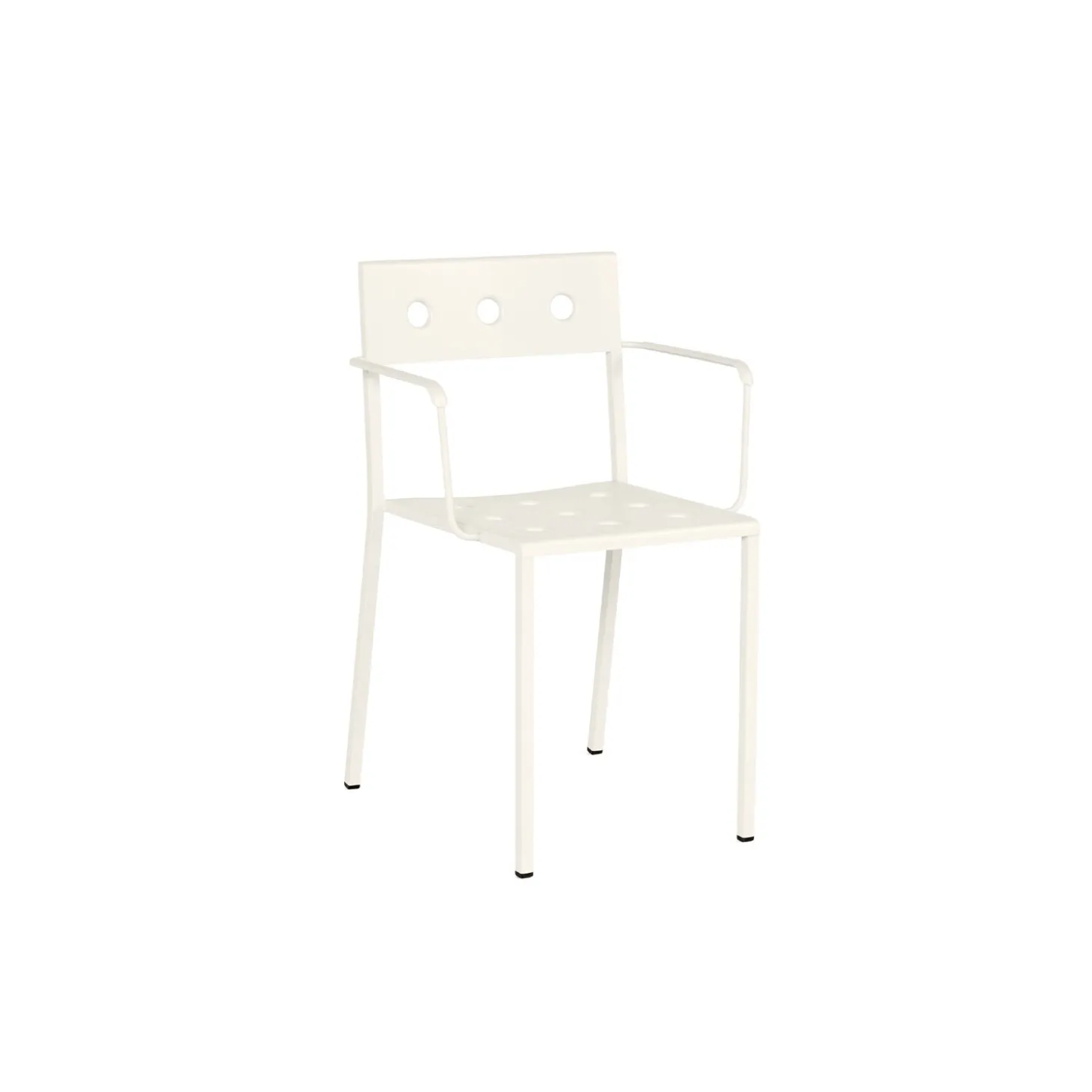 HAY - Balcony armchair - havestol med armlæn - Chalk beige - hvid
