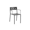 HAY - Balcony armchair - havestol med armlæn - Anthracite