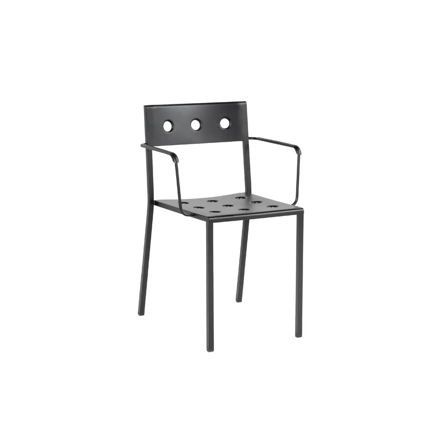 HAY - Balcony armchair - havestol med armlæn - Anthracite