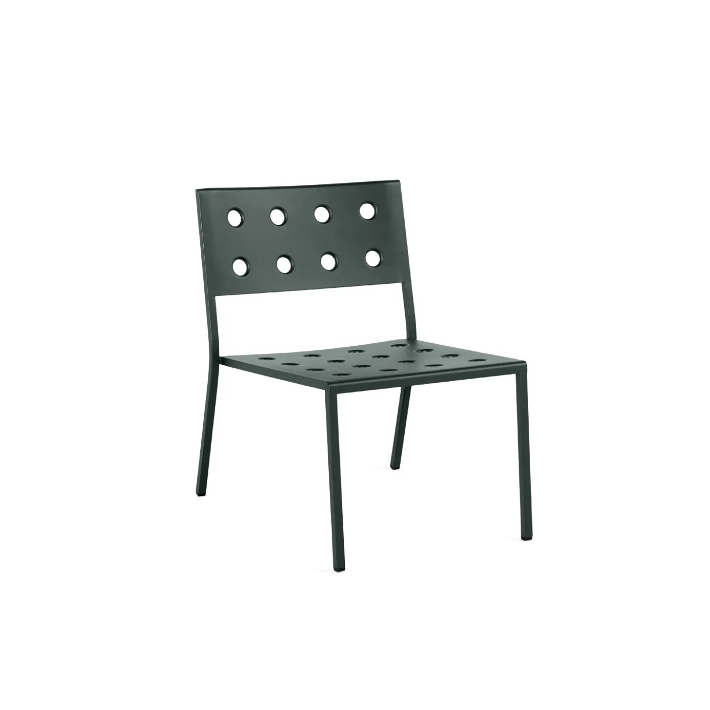 HAY - Balcony loungestol - havestol uden armlæn - Dark Forest - mørkegrøn