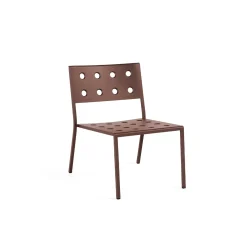 HAY - Balcony loungestol - havestol uden armlæn - Rød - Iron red