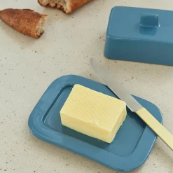 Hay - Barro Butter Dish - Bugundy