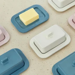 Hay - Barro Butter Dish - Bugundy
