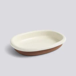 Hay - Barro Oval Dish - Large - Off-white