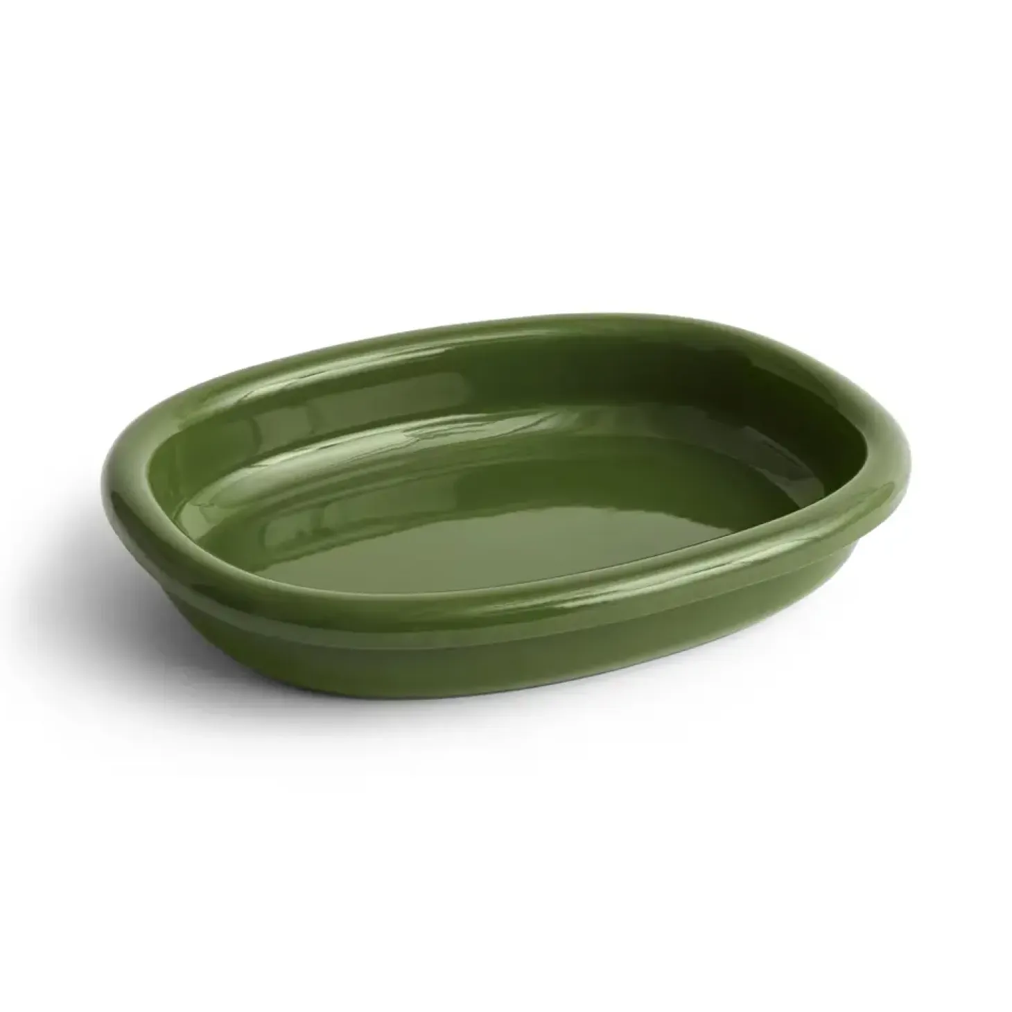 HAY - Barro ovalt fad - Large - Green