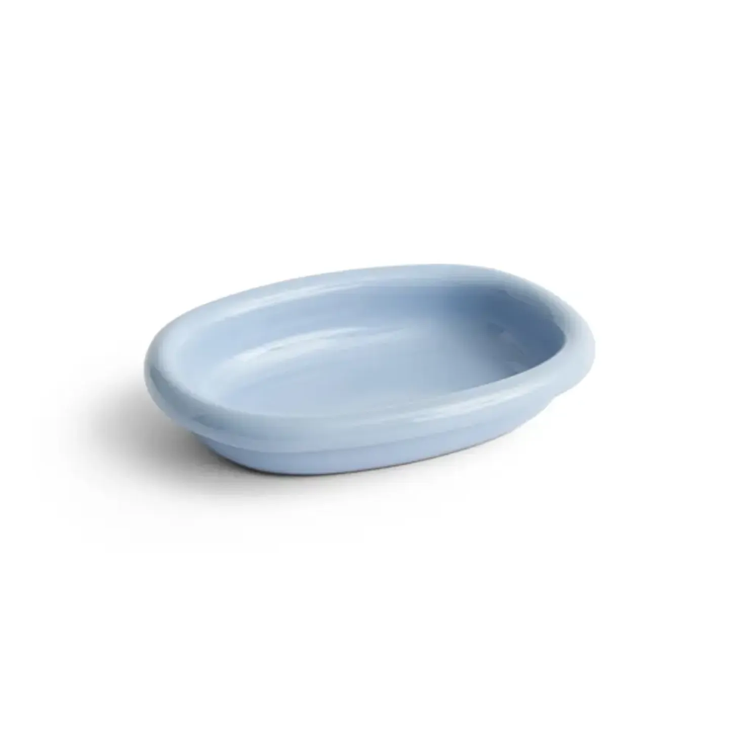 HAY - Barro ovalt fad - Small - Light blue