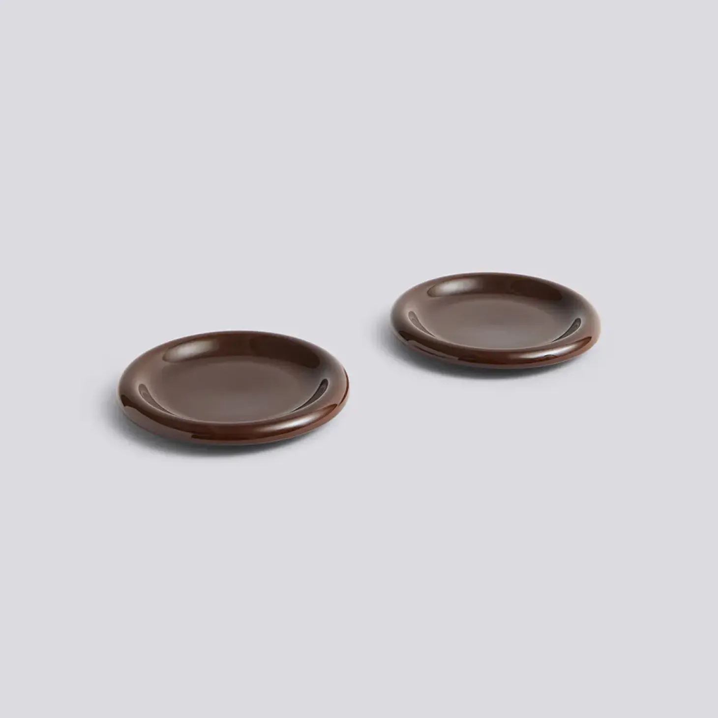 Hay - Barro Plate - 2 stk. - Ø18 - Burgundy