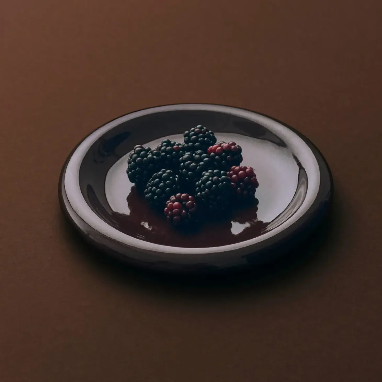 Hay - Barro Plate - 2 stk. - Ø18 - Burgundy