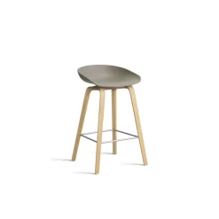 HAY - Barstol - AAS 32 - About A Stool - Khaki 2.0 - Ben: eg/vandbaseret lak - Lav model