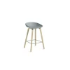 HAY - Barstol - AAS 32 - About A Stool - Dusty Blue 2.0 - Ben: sæbebehandlet eg - Lav model