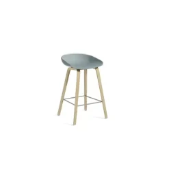 HAY - Barstol - AAS 32 - About A Stool - Dusty Blue 2.0 - Ben: sæbebehandlet eg - Lav model
