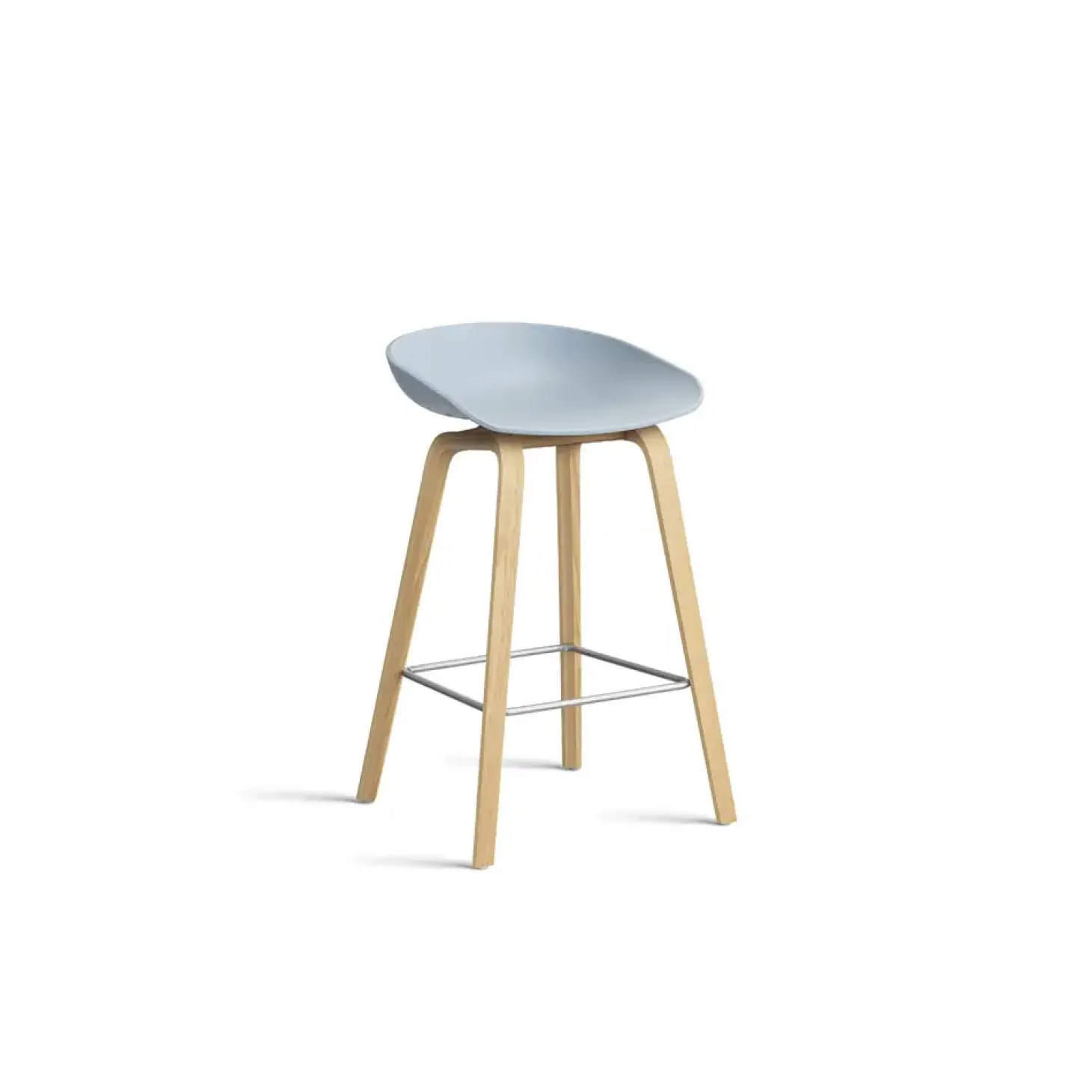 HAY - Barstol - AAS 32 - About A Stool - Slate Blue 2.0 - Ben: eg/vandbaseret lak - Lav model