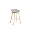 HAY - Barstol - AAS 32 - About A Stool - Concrete Grey 2.0 - Ben: sæbebehandlet eg - Lav model