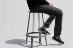 HAY - Barstol Revolver grå - Stool H65 cm