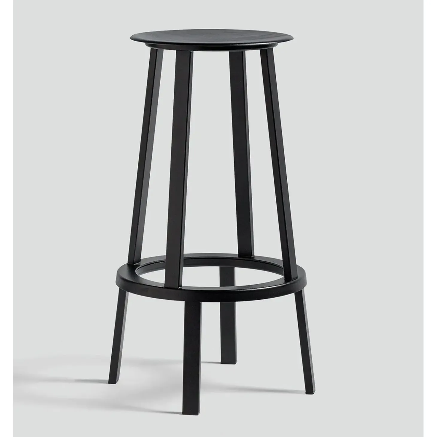 HAY - Barstol Revolver Stool H75 black / sort