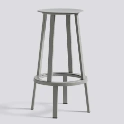 HAY - Barstol Revolver Stool H75 grey / grå