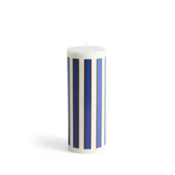 Hay - Bloklys - Column - Large - Off-White, Brown & Blue