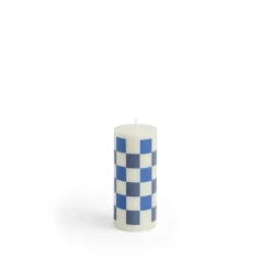 Hay - Bloklys - Column - Small - Hvid & blå