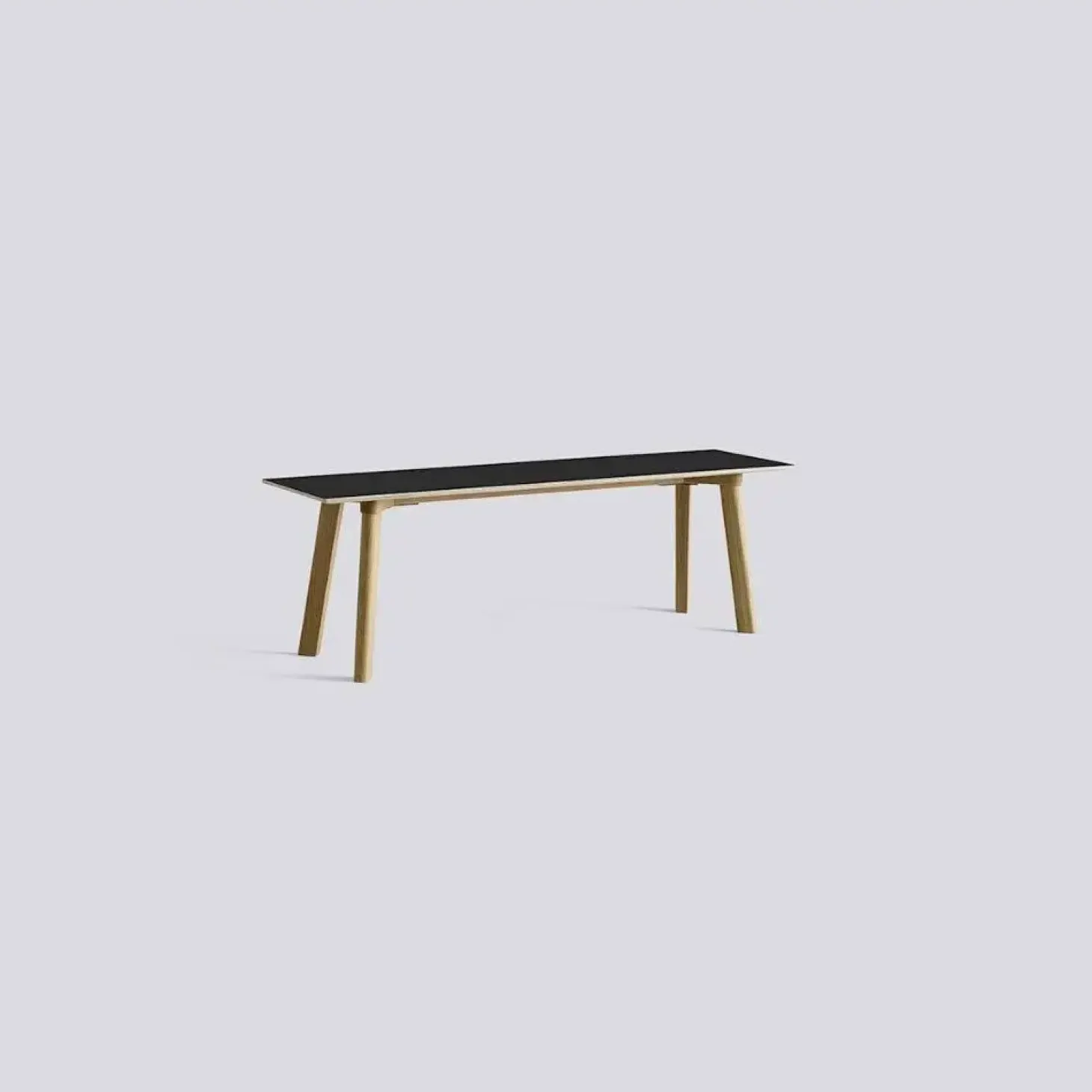 HAY - Bænk - CPH DEUX 215 - Sort / Bøg - 140 cm