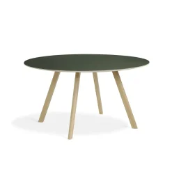 HAY - Bord - CPH25 - Grøn / Matlakeret eg - Ø 140 cm