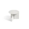 HAY - Bord - Slit - Slit Table Round - Stål/Steel - Hvid/White - Ø45 x H35,5 cm