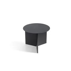 Hay - Bord - Slit table round - Sort/Black - Stål/Steel - Ø45 cm