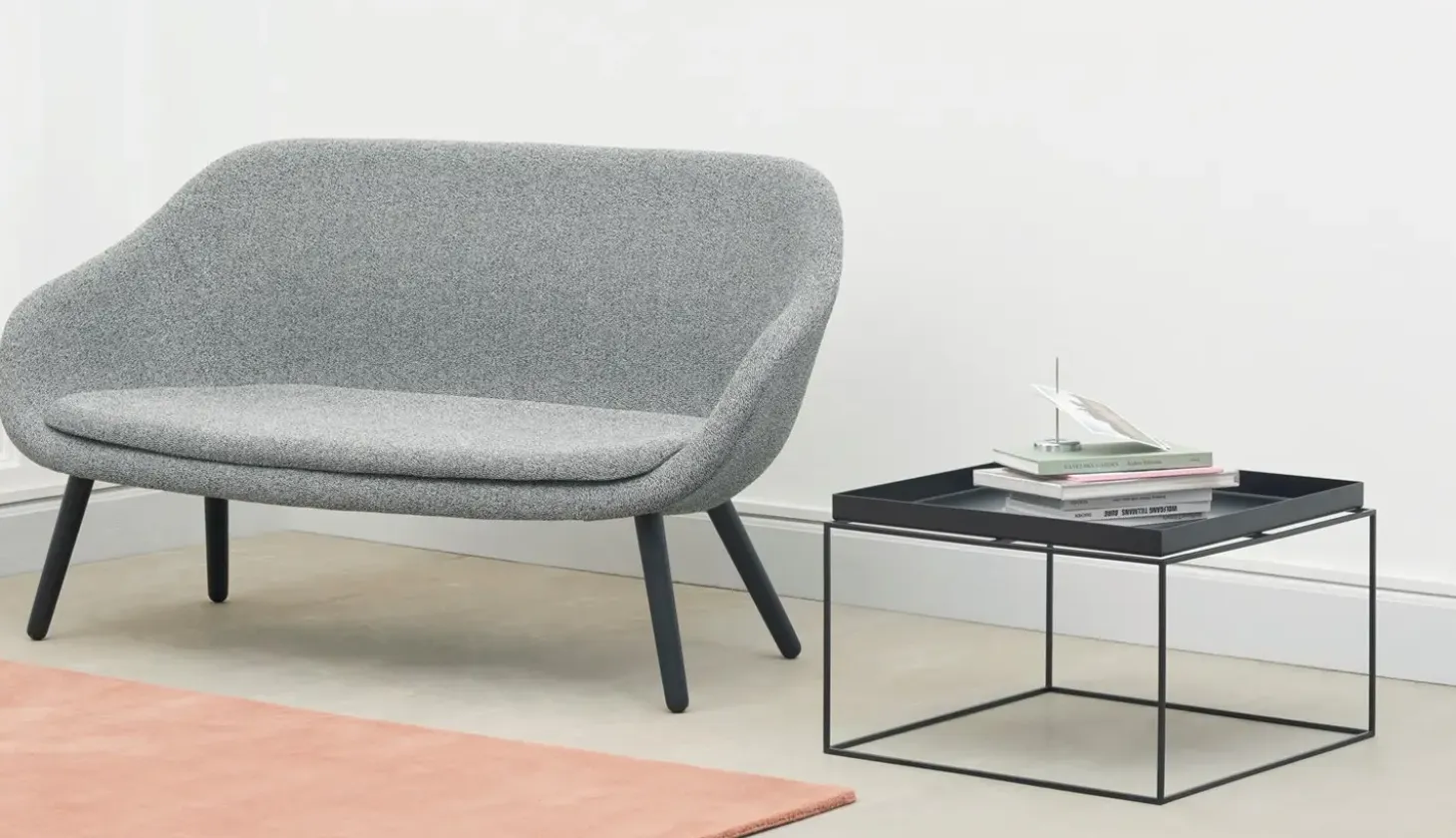 Hay - Bord - Tray Table - Sort - 60 x 60 cm.