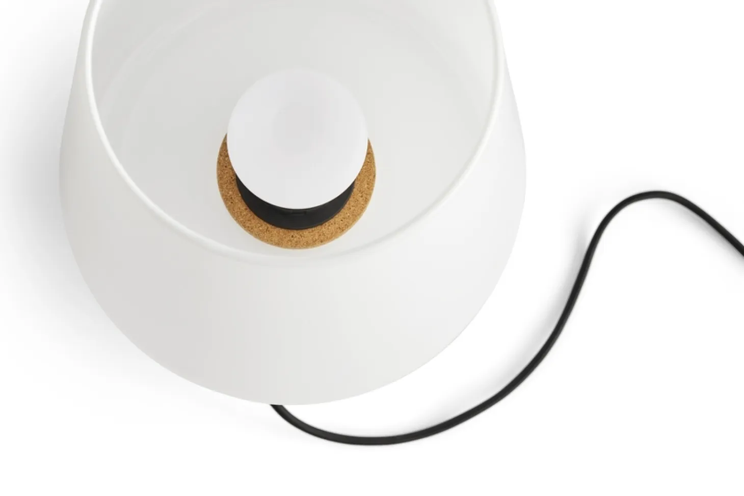 HAY - Bordlampe - Apollo - Hvid - Ø25 X H38 cm
