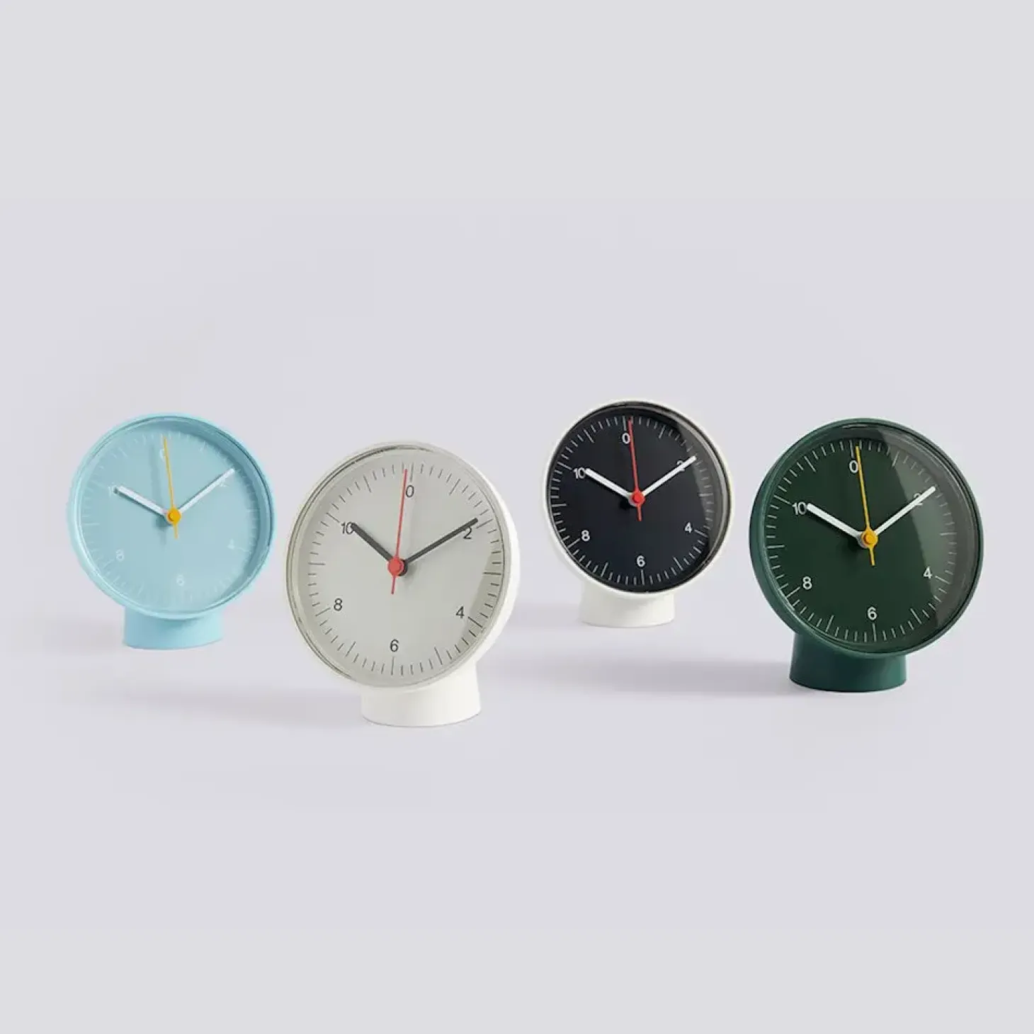HAY - Bordur - Table Clock - Sort - H: 14 cm