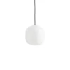 Hay - Buoy Glass Pendel - Sort ledning - Hvid - 200