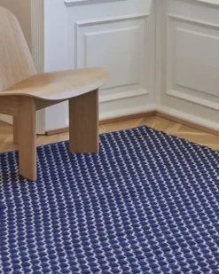 HAY - Channel Rug - 60 x 200 cm - Blue / White