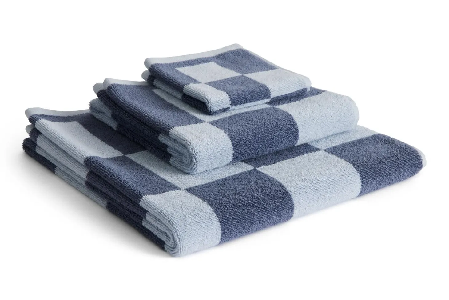 Hay - Check Wash Cloth (Organic) - W30 x L30 - Steel Blue - Steel blue - 79