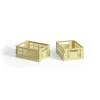 HAY - Colour Kasser - Recycled - Mini - Gul - Light Yellow - 2 stk