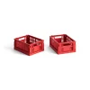 HAY - Colour Kasser - Recycled - Mini - Rød - Red - 2 stk
