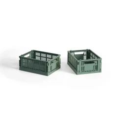 HAY - Colour Kasser - Recycled - Mini - Grøn - Sage Green - 2 stk