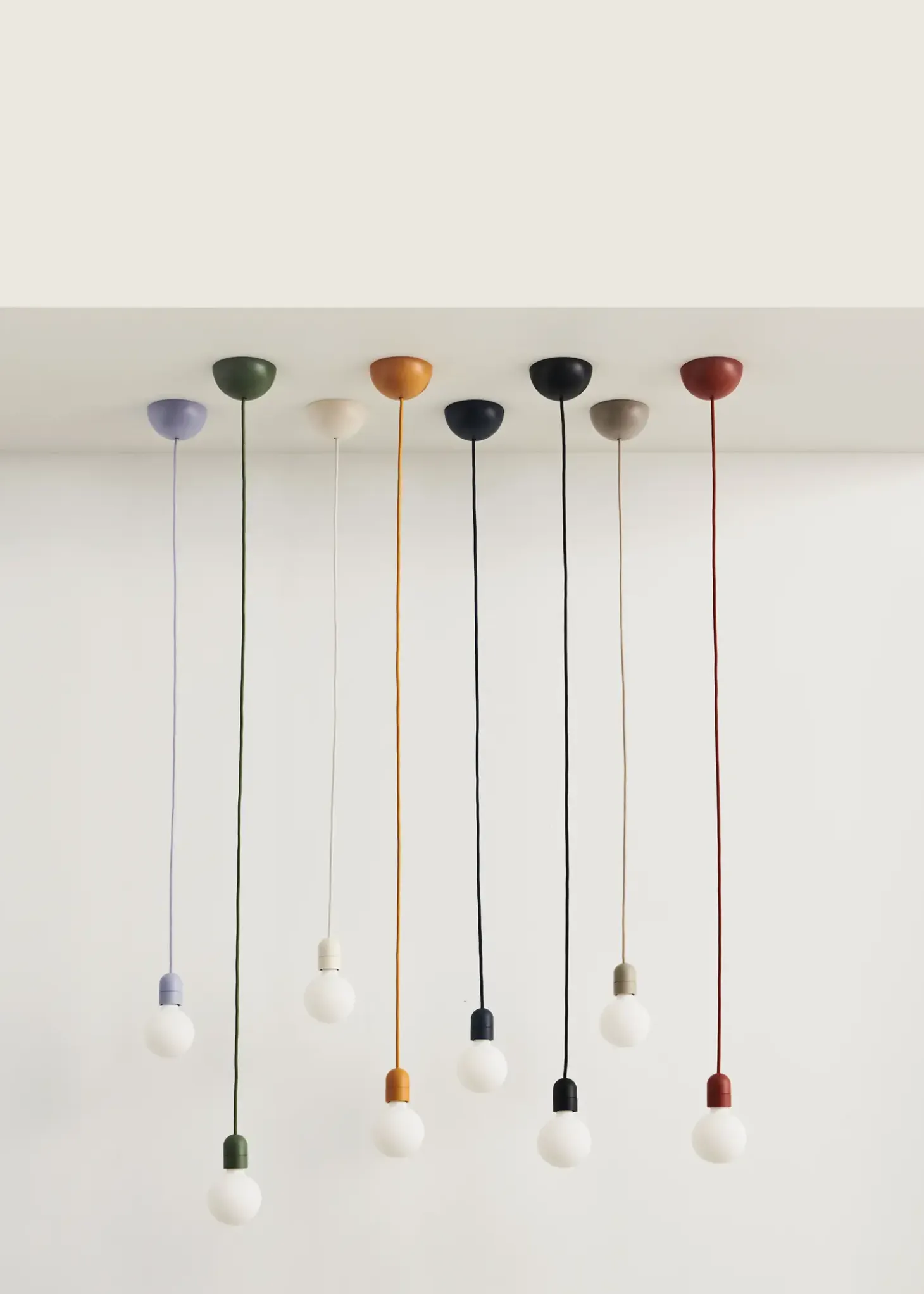 Hay - Common Pendant Cord Set - Rusty red