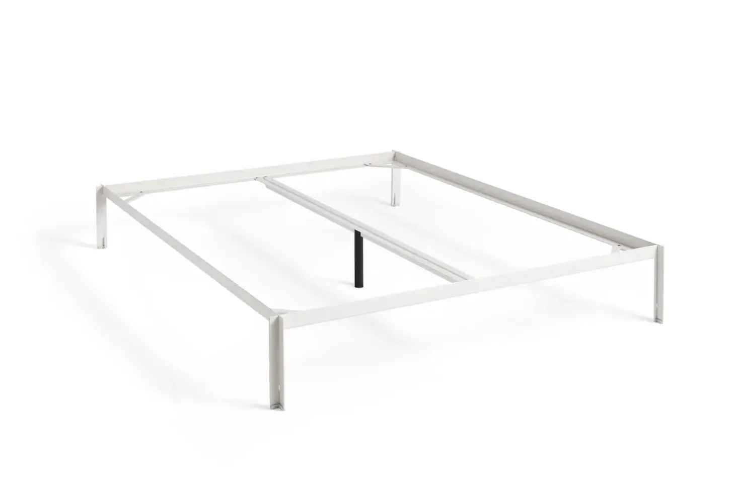 HAY - Connect Bed - Sengeramme - Hvid - 160 x 200 cm med supportbar i midten