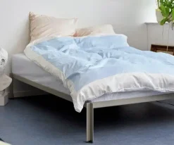 HAY - Connect Bed - Sengeramme - Hvid - 160 x 200 cm med supportbar i midten