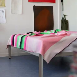 HAY - Connect Bed - Sengeramme - Hvid - 160 x 200 cm med supportbar i midten