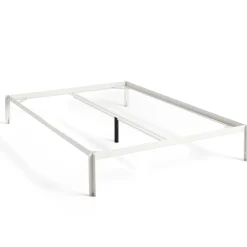 HAY - Connect Bed - Sengeramme - Hvid - 180 x 200 cm med Supportbar i midten