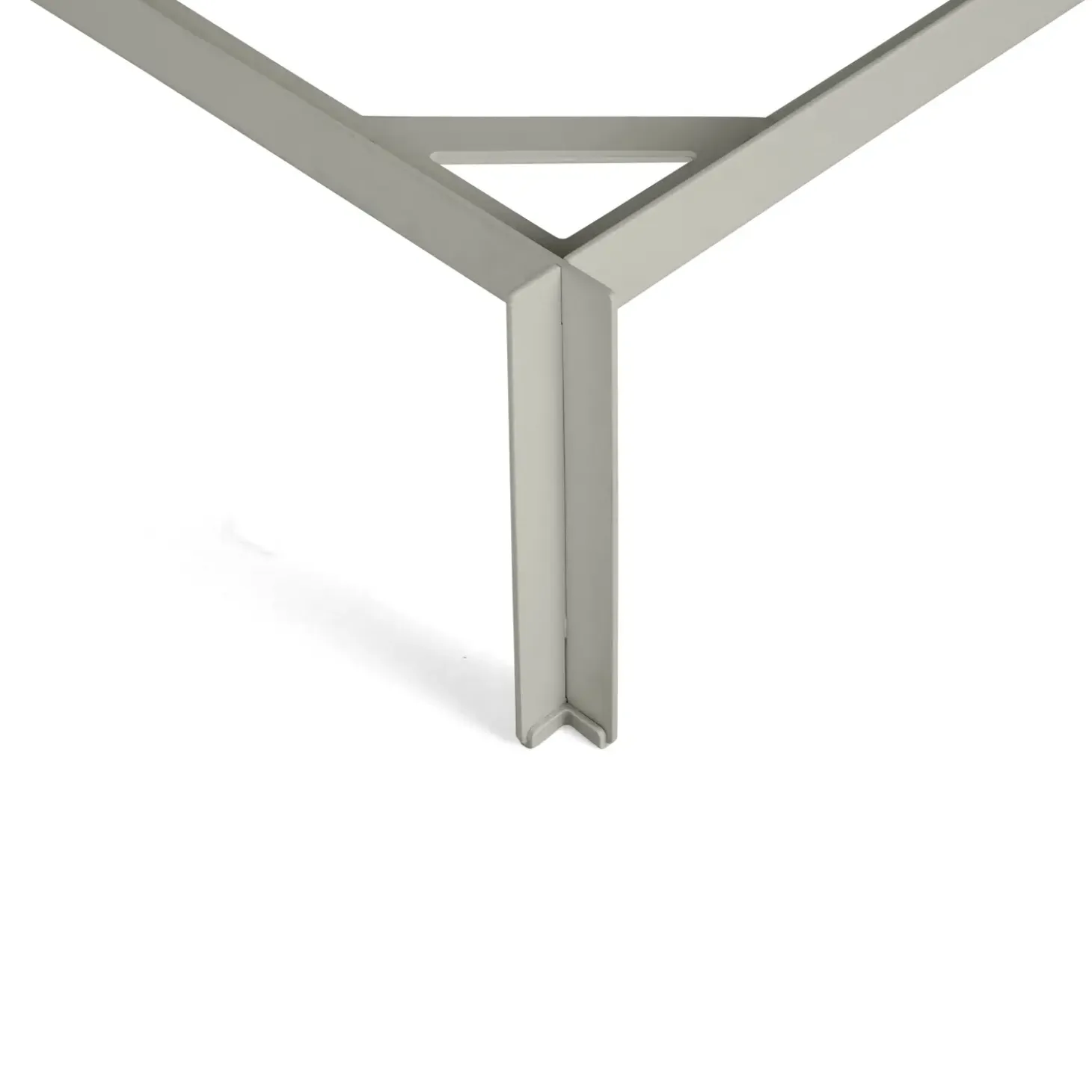 HAY - Connect Bed - Sengeramme - Varm grå - 160 x 200 cm - med supportbar i midten