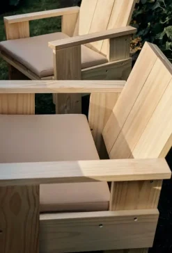HAY - Crate hynde til spisebordstol - Beige