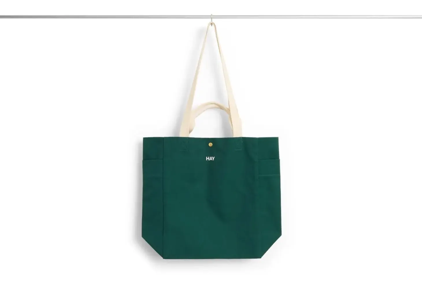 Hay - Everyday Tote Bag - Medium - Dark Green - Dark green - 499