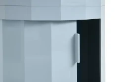 Hay - Facet Cabinet - High - Misty Blue - Blå