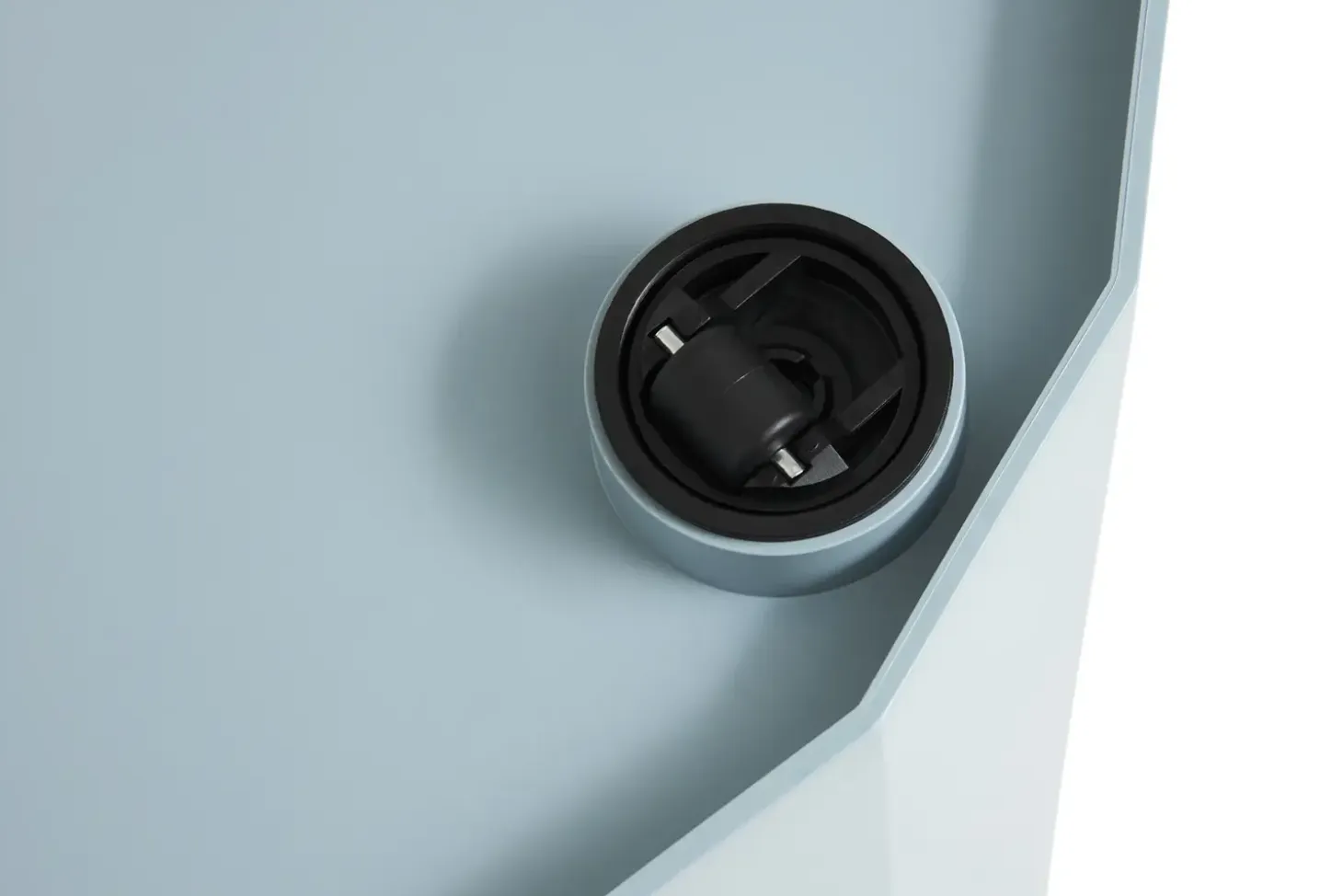 Hay - Facet Cabinet - High - Misty Blue - Blå