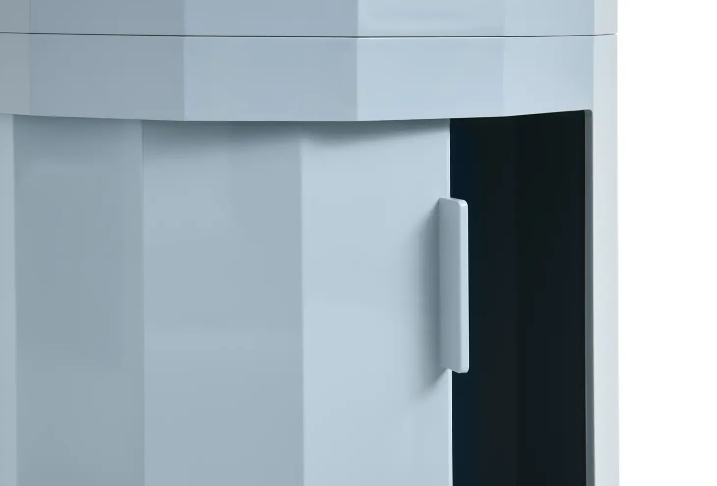 Hay - Facet Cabinet - High - Spinach Green - Grønt - med hjul